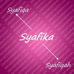 variasi arti nama Syafika untuk nama bayi perempuan islami