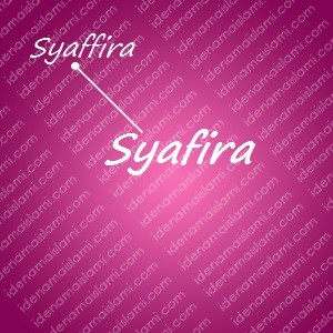 variasi arti nama Syafira untuk nama bayi perempuan islami