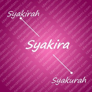 variasi arti nama Syakira untuk nama bayi perempuan islami