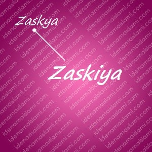variasi arti nama Zaskiya untuk nama bayi perempuan islami