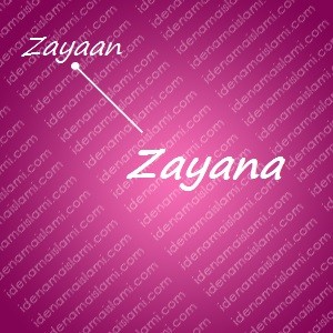 variasi arti nama Zayana untuk nama bayi perempuan islami