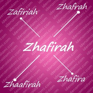 variasi arti nama Zhafirah untuk nama bayi perempuan islami