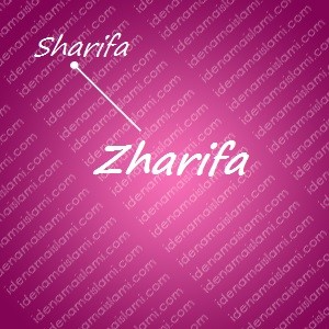 variasi arti nama Zharifa untuk nama bayi perempuan islami