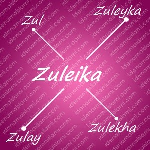 variasi arti nama Zuleika untuk nama bayi perempuan islami