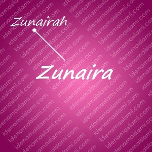 variasi arti nama Zunaira untuk nama bayi perempuan islami