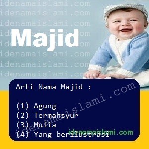 arti nama Majid