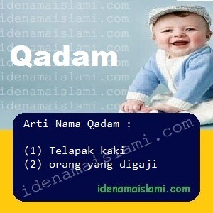 arti nama Qadam