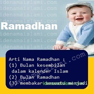 arti nama Ramadhan
