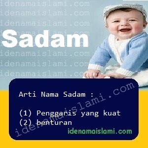 arti nama Sadam