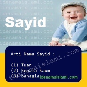 arti nama Sayid
