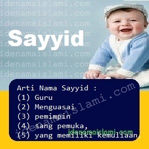 arti nama Sayyid