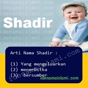 arti nama Shadir