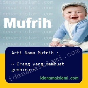 arti nama Mufrih