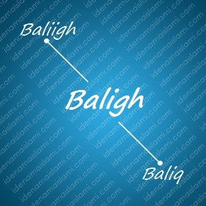variasi arti nama Baligh untuk nama bayi laki laki islami