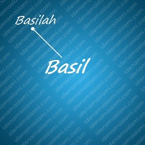 variasi arti nama Basil untuk nama bayi laki laki islami