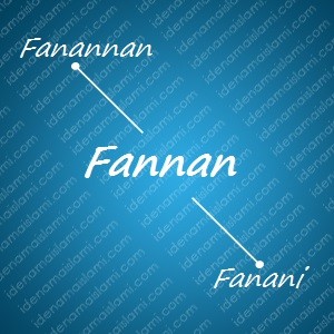 variasi arti nama Fannan untuk nama bayi laki laki islami