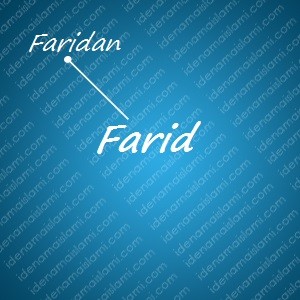 variasi arti nama Farid untuk nama bayi laki laki islami