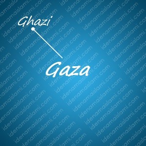 variasi arti nama Gaza untuk nama bayi laki laki islami