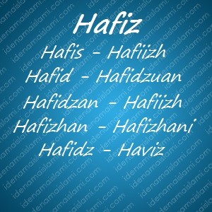 variasi arti nama Hafiz untuk nama bayi laki laki islami