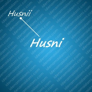 variasi arti nama Husni untuk nama bayi laki laki islami
