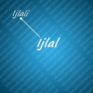 variasi arti nama Ijlal untuk nama bayi laki laki islami
