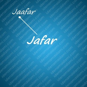 variasi arti nama Jafar untuk nama bayi laki laki islami