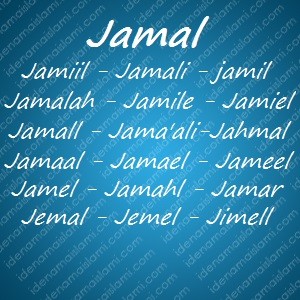 variasi arti nama Jamal untuk nama bayi laki laki islami
