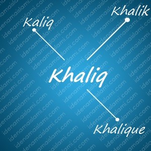 variasi arti nama Khaliq untuk nama bayi laki laki islami