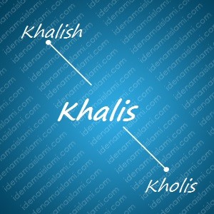 variasi arti nama Khalis untuk nama bayi laki laki islami