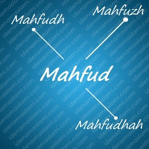 variasi arti nama Mahfud untuk nama bayi laki laki islami