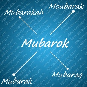 variasi arti nama Mubarok untuk nama bayi laki laki islami