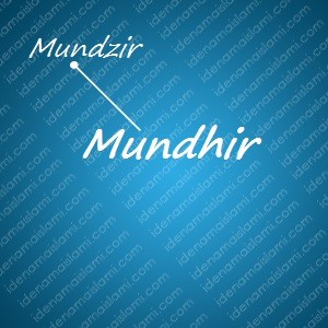 variasi arti nama Mundhir untuk nama bayi laki laki islami