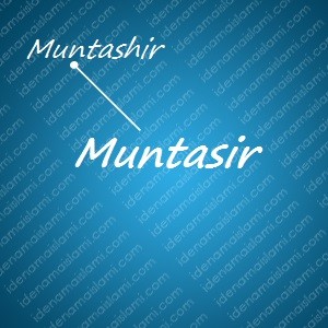 variasi arti nama Muntasir untuk nama bayi laki laki islami