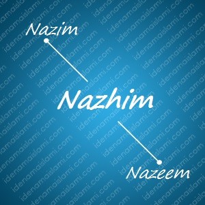 variasi arti nama Nazhim untuk nama bayi laki laki islami