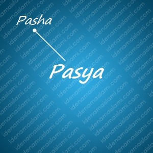 variasi arti nama Pasya untuk nama bayi laki laki islami