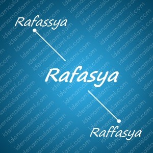 variasi arti nama Rafasya untuk nama bayi laki laki islami