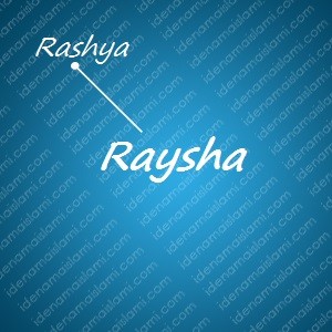variasi arti nama Raysha untuk nama bayi laki laki islami