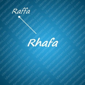 variasi arti nama Rhafa untuk nama bayi laki laki islami