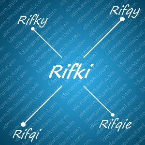 variasi arti nama Rifki untuk nama bayi laki laki islami
