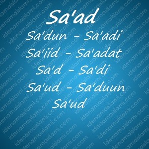 variasi arti nama Sa'ad untuk nama bayi laki laki islami