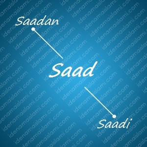 variasi arti nama Saad untuk nama bayi laki laki islami