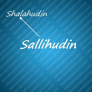 variasi arti nama Sallihudin untuk nama bayi laki laki islami
