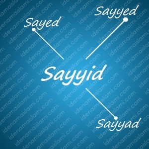 variasi arti nama Sayyid untuk nama bayi laki laki islami