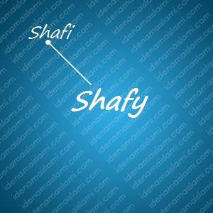 variasi arti nama Shafy untuk nama bayi laki laki islami