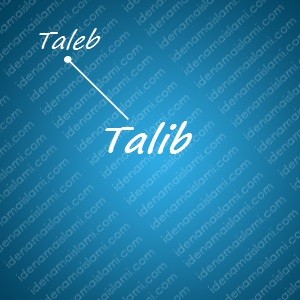 variasi arti nama Talib untuk nama bayi laki laki islami