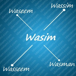variasi arti nama Wasim untuk nama bayi laki laki islami