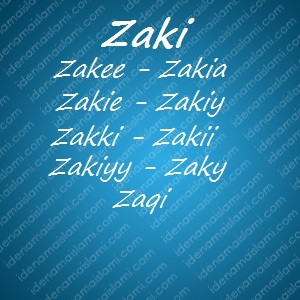 variasi arti nama Zaki untuk nama bayi laki laki islami