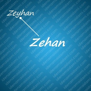 variasi arti nama Zehan untuk nama bayi laki laki islami