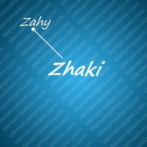 variasi arti nama Zhaki untuk nama bayi laki laki islami