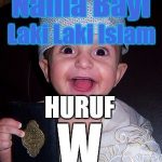 Nama Bayi Laki Laki Islam Huruf W
